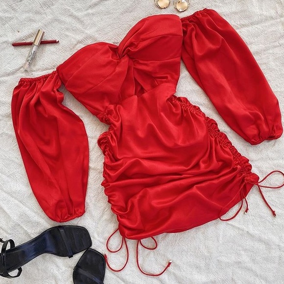 Poufe Sleeve Mini Dress - Picture 5 of 5